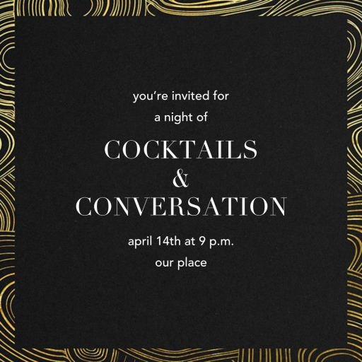 Malachite (Invitation) by Jonathan Adler