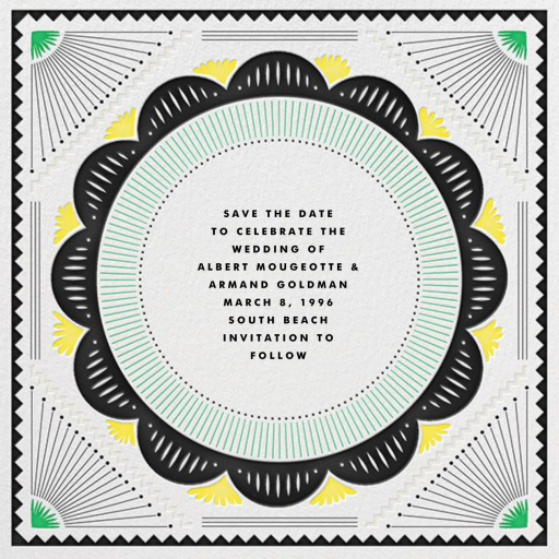 Santa Fe Border (Save the Date) - Save the Date by The Indigo Bunting