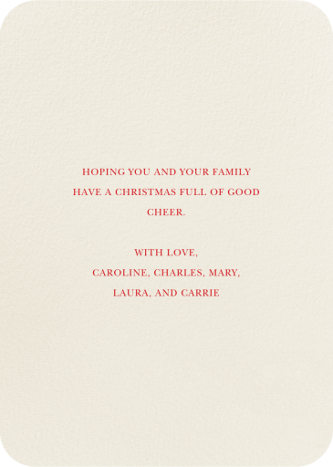 Juggle All the Way - Christmas Card by Felix Doolittle - Back