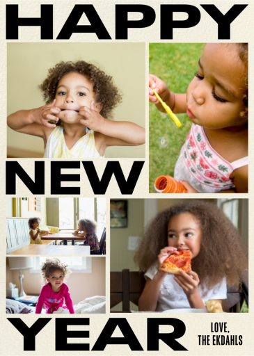 Biggest News - New Year's Card by Paperless Post