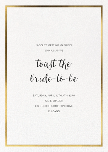 Idylle - Bridal Shower Invitation by Paperless Post