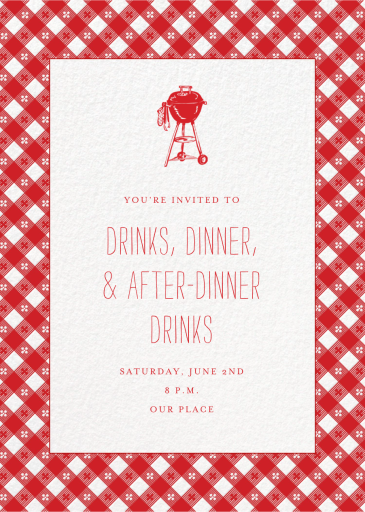 Picnic Table - Dinner Party Invitation by Paperless Post