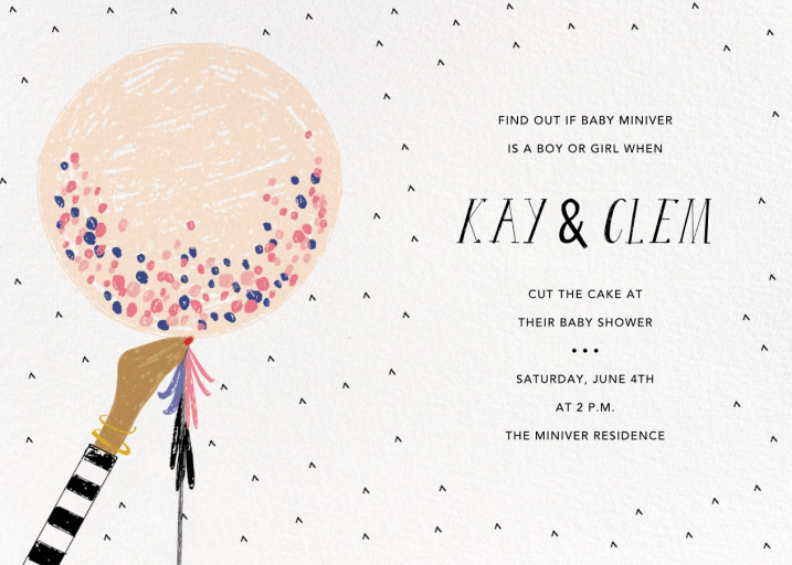 Ready to Burst - Baby Shower Invitation by Mr. Boddington's Studio