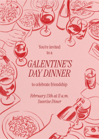 Table to Toast - Valentine's Day Invitation by Paperless Post