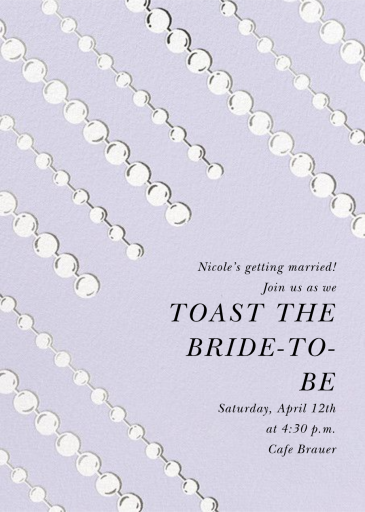Mom's Pearls - Bridal Shower Invitation by kate spade new york