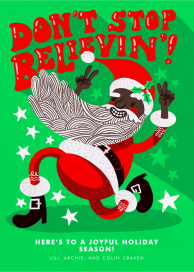 He’s Real - Christmas Card by Hello!Lucky