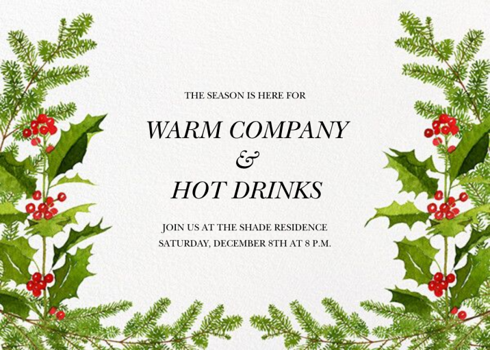 Merry Season - Holiday Party Invitation by Felix Doolittle