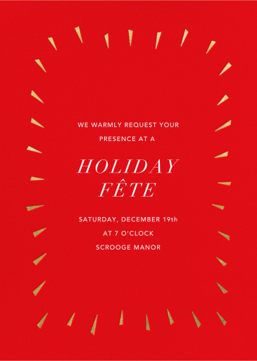 Éclat - Holiday Party Invitation by Paperless Post