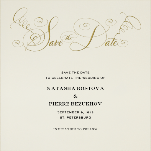 Save The Date - Invitation by Bernard Maisner