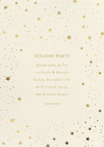 Stars and Sparkle - Invitation by Sugar Paper