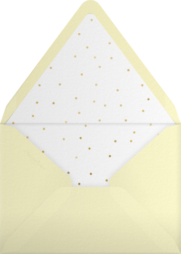 Gold Candle - Paperless Post Envelope