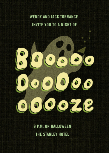Ghost Without Saying - Halloween Invitation by Paperless Post