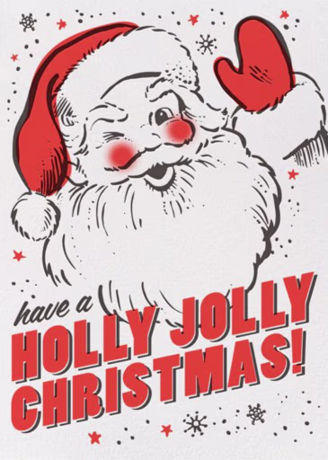 Holly Jolly Christmas - Christmas Card by Hello!Lucky