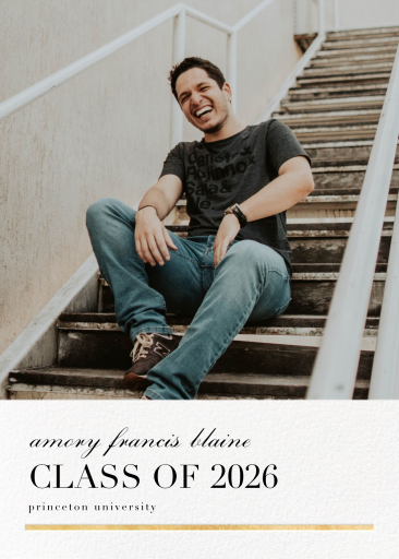 Underscore (Photo) - Graduation Announcement by Paperless Post