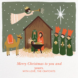Vintage Nativity - Christmas Card by Rifle Paper Co.