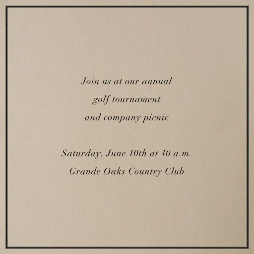 Golf Ball - Sports Invitation by Paperless Post - Back