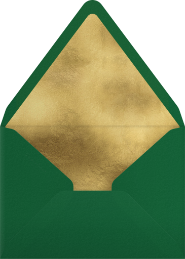 Festive Cocktail Birthday Invitation Envelope