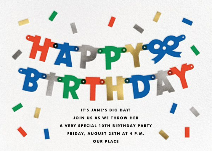 Lettered Bunting by The Indigo Bunting