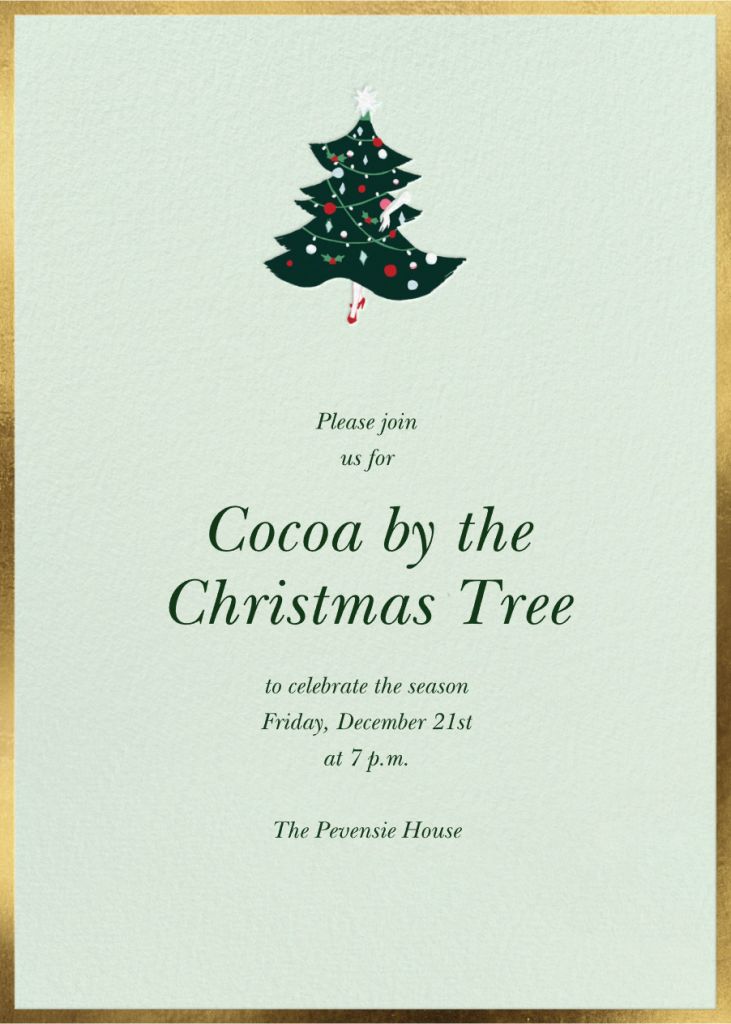 Hot Tree Invitation