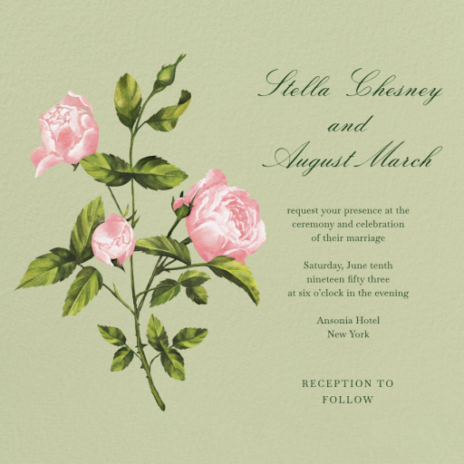 Rose Sprig by Oscar de la Renta