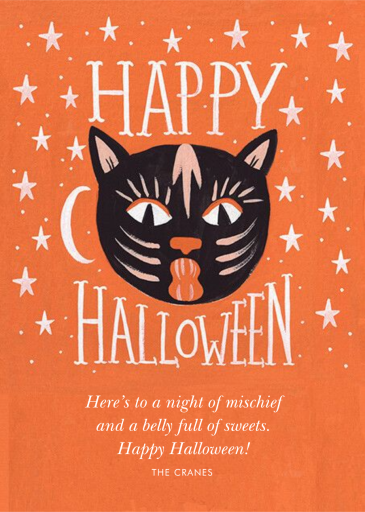 Halloween Cat - Halloween Card by Rifle Paper Co.