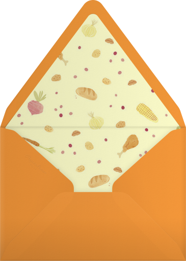 Thanksgiving Morsels - Paperless Post Envelope
