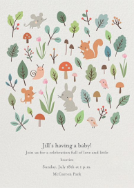Full Forest - Baby Shower Invitation by Little Cube
