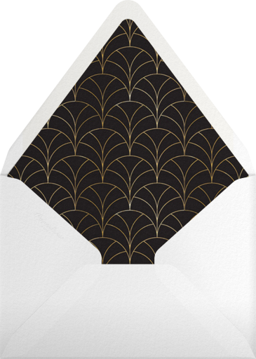 Gilt Border Birthday - Paperless Post Envelope