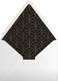 Gilt Border Birthday - Paperless Post Envelope