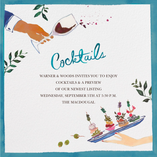 Cocktails and Canapés by Happy Menocal