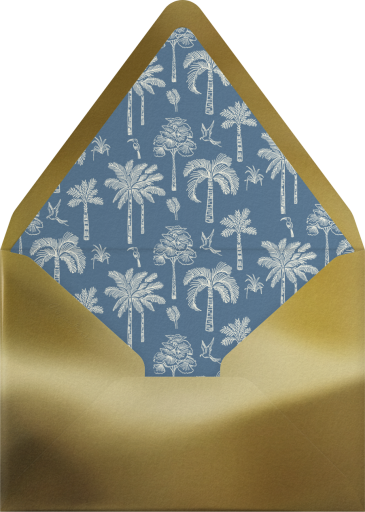Golden Palm - Paperless Post Envelope