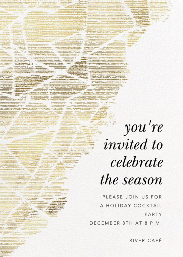 Prism Fade - Corporate Holiday Party Invitation by Kelly Wearstler