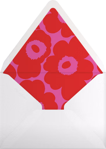 Unikko (Tall) - Marimekko Envelope