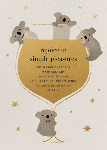 Do Drop By Bears - Invitation by Paperless Post