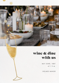 Champagne Flute (Photo) - Party Invitation by Paperless Post