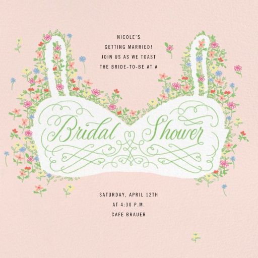 Floral Support - Bridal Shower Invitation by Paperless Post