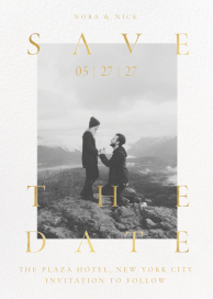 Golden Day Photo - Save the Date by Paperless Post