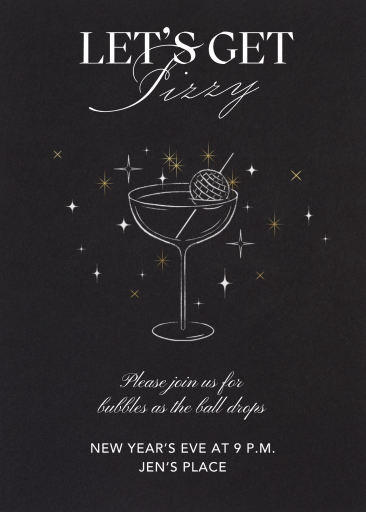 Evening Toast - New Year's Eve Invitation by Paperless Post