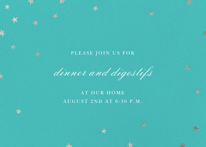 Nightly (Tall) - Cocktail Party Invitation by Paperless Post