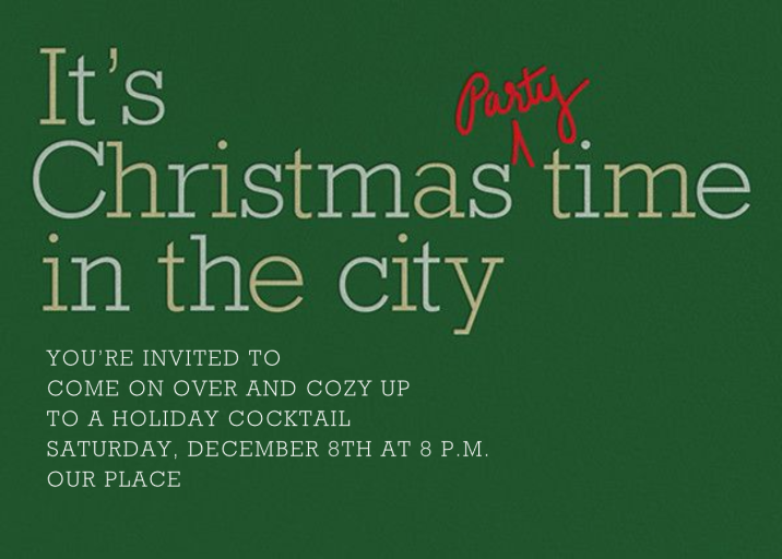 Insert Party Here - Party Invitation by Paperless Post