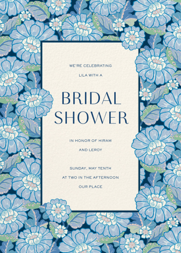 Camellia Bloom - Bridal Shower Invitation by Liberty