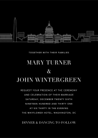 Skyline View - Wedding Invitation by Paperless Post