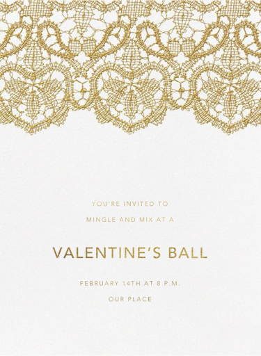 Antique Lace - Invitation by Oscar de la Renta