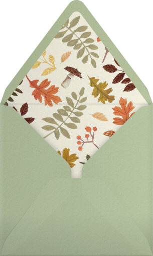 Autumn Party - Paperless Post Envelope