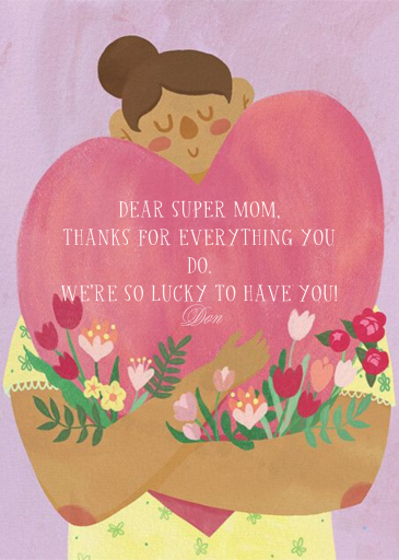 Big Hug - Mother's Day Card by Paperless Post