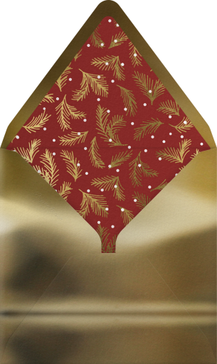 Snowy Sprigs - Paperless Post Envelope