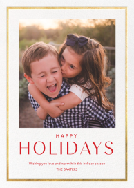 Let it Snow (Photo) - Greeting Card by Paperless Post