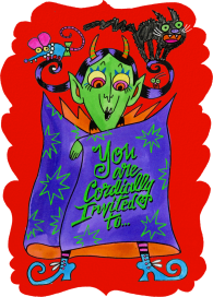 Wicked Chaos - Halloween Invitation by Gentle Thrills