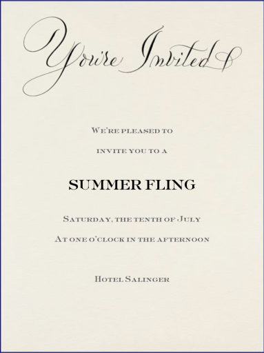 You're Invited by Bernard Maisner