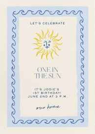 Atmospheric Motifs - Birthday Invitation by Pulp Templates Co.